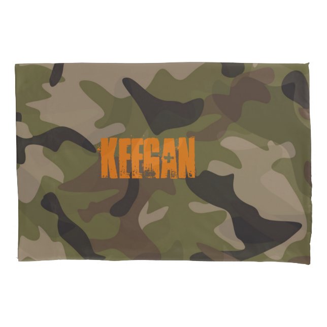 Camo Pattern Pillowcase (Front)
