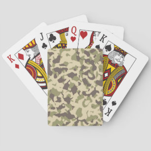 Camo Pattern Playing Cards