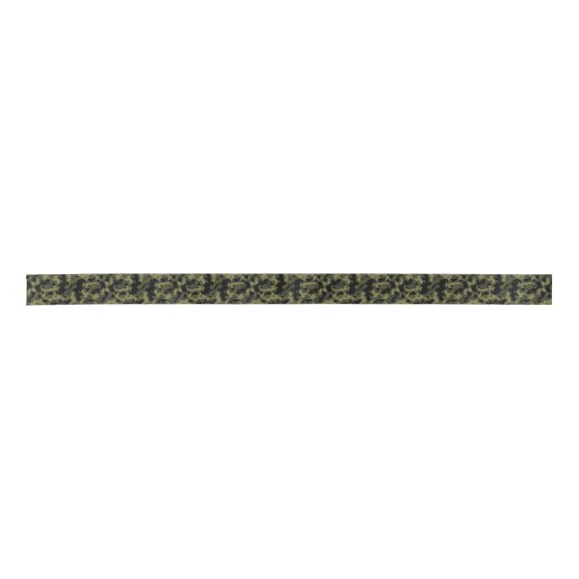 Camo Pattern Satin Ribbon (Front)