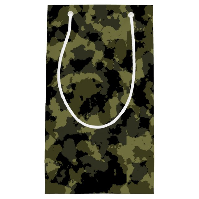 Camo Pattern Small Gift Bag (Front)
