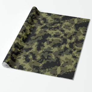 Camo Pattern Wrapping Paper