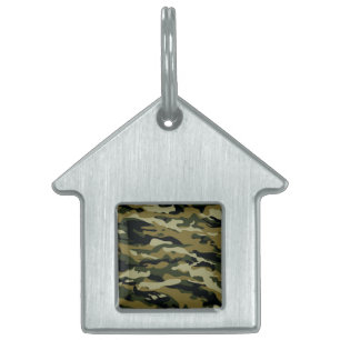 Camo Pet ID Tag