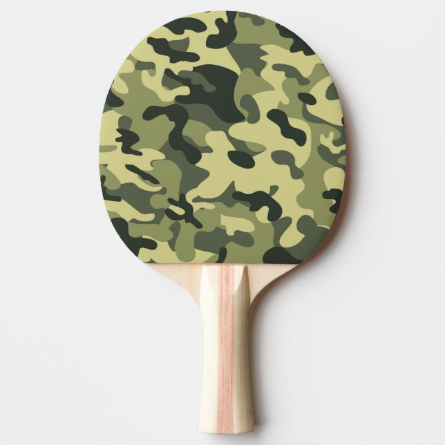 Camo Ping Pong Paddle (Front)