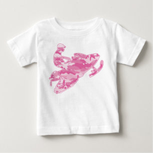 Camo Pink Sled on Black copy Baby T-Shirt