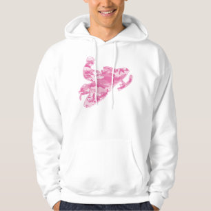 Camo Pink Sled on Black copy Hoodie