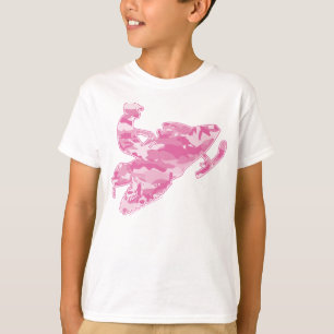 Camo Pink Sled on Black copy T-Shirt