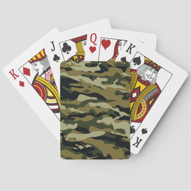 Camo Playing Cards (Back)