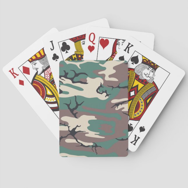 Camo Playing Cards (Back)