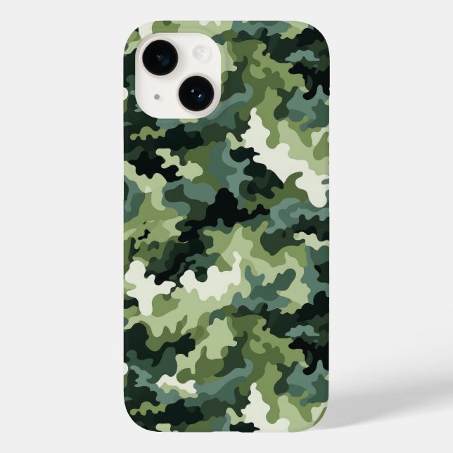 Camo Print iPhone 14 Case (Back)