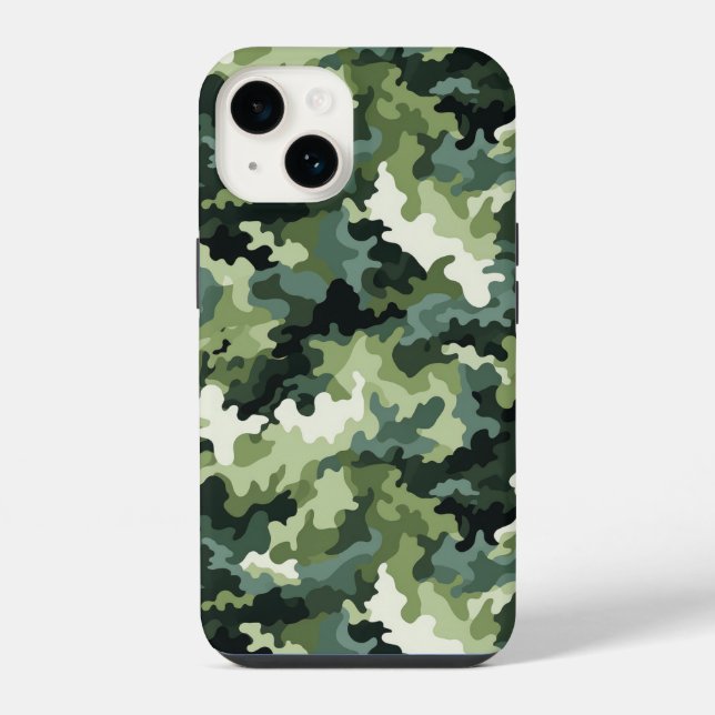 Camo Print iPhone 14 Case (Back)