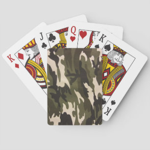 Camo Print Playing Cards