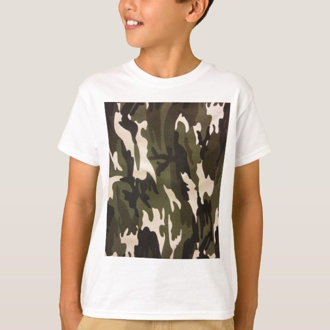Camo Print T-Shirt (Front)