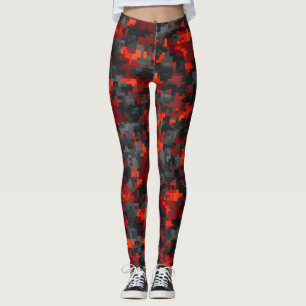 Camo Print Unique Women Gift Ladies Yoga Attire Leggings
