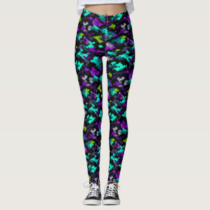 Camo Print Wife Christmas Gifts Ladies Athletic Leggings