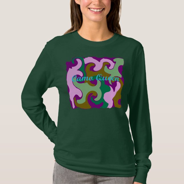 Camo Queen T-shirt (Front)