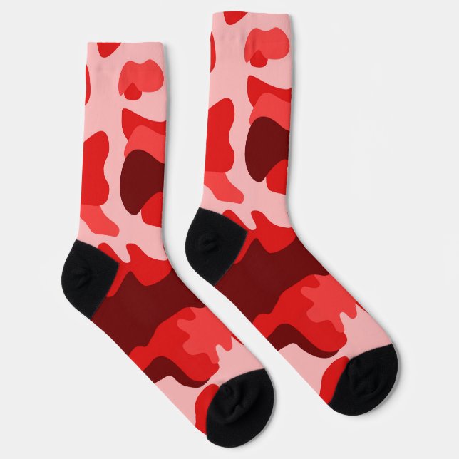 Camo Red Socks (Right)