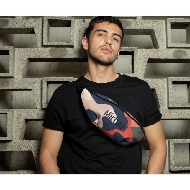 Camo Retro Military Modern Monogram Bum Bags (Creator Uploaded)