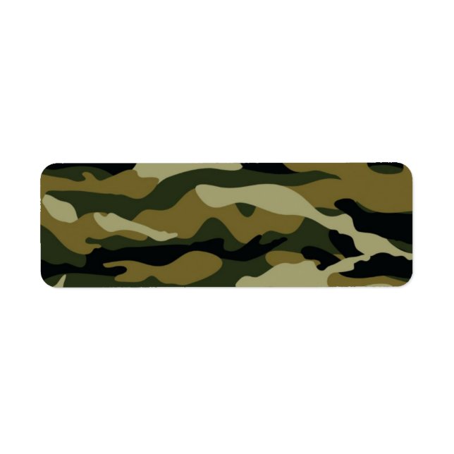 Camo Return Address Label (Front)