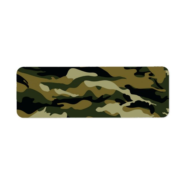 Camo Return Address Label (Front)