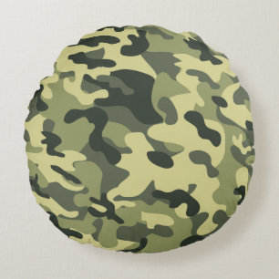 Camo Round Cushion
