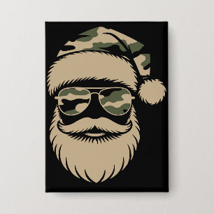 Camo Santa Claus Sunglasses Xmas Camouflage