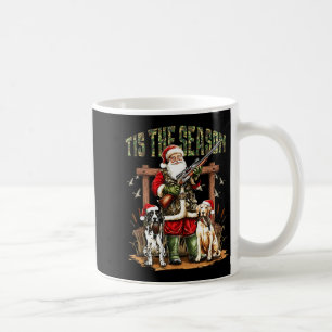 Camo Santa Tis The Season Hunter Christmas Hunting Coffee Mug