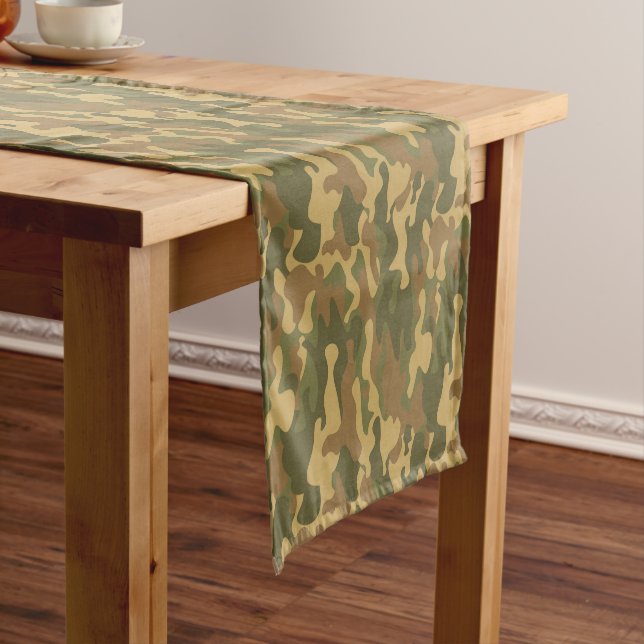 Camo Short Table Runner (In Situ)