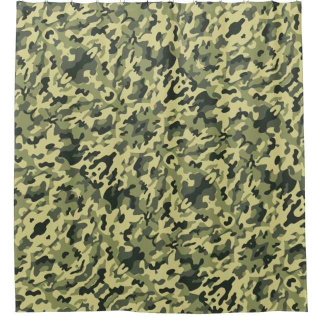 Camo Shower Curtain (Front)
