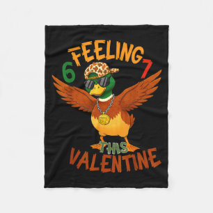 Camo Six Seven Bruh Valentine 67 Duck Hunting 6 7  Fleece Blanket