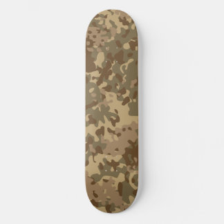 Camo Skateboard Brown Tan Green