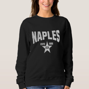 Camo Souvenir USA Star Naples Florida Sweatshirt