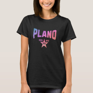 Camo Souvenir USA Star Plano Texas T-Shirt