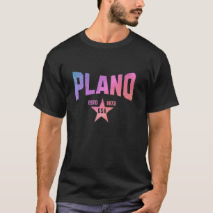 Camo Souvenir USA Star Plano Texas T-Shirt