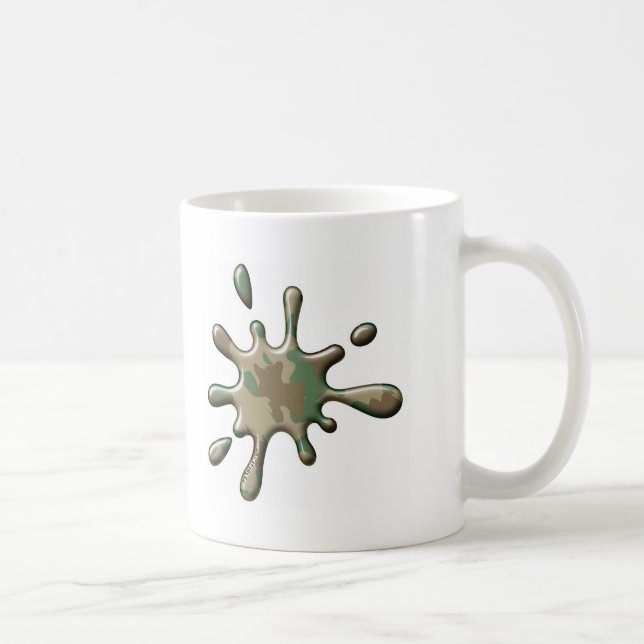 Camo Splat - mySplat.com Coffee Mug (Right)