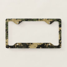 Camo style License Plate Frame