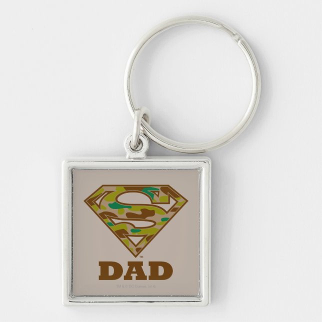 Camo Super Dad Key Ring (Front)