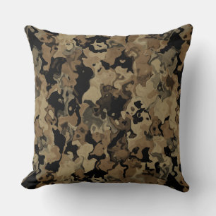 Camo Swirl Abstract 2 Cushion