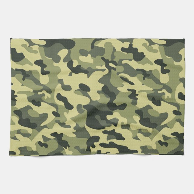 Camo Tea Towel (Horizontal)