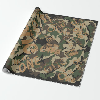 Camo The Big One Wrapping Paper