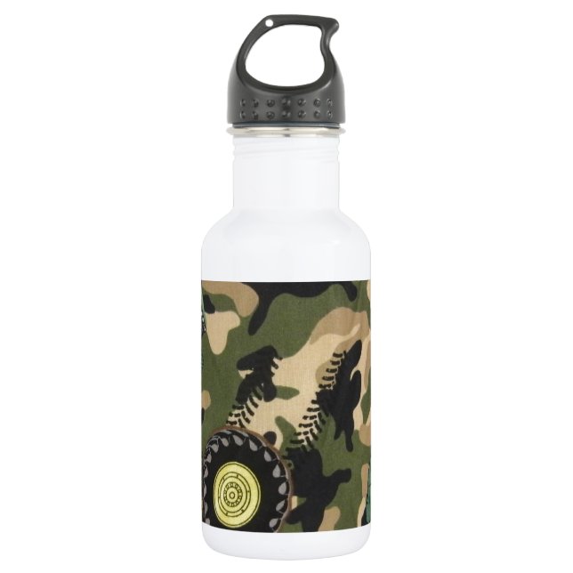 Camo & Tractors 532 Ml Water Bottle (Front)