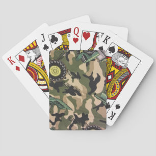 Camo & Tractors Playing Cards