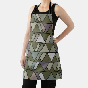 Camo Triangles Apron