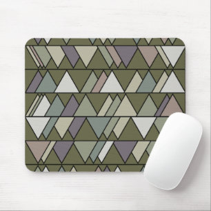 Camo Triangles Mouse Pad