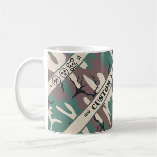 Camo w/ Custom Text Coffee Mug