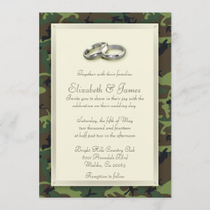 Camo Wedding Invitations