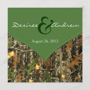 Camo Wedding Invitations
