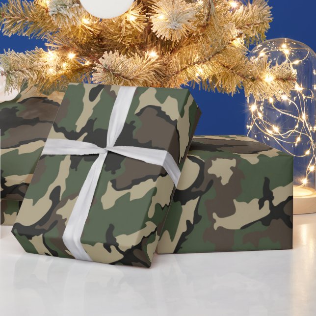 Camo Wrapping Paper (Holidays)