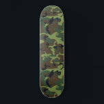CAMOFLAGE HUNTING PATTERN SKATEBOARD<br><div class="desc">When on operations,  keep out of sight with this cool camo pattern.
Matching shower curtain available.</div>