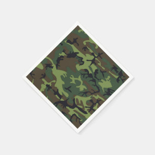 CAMOFLAUGE PATTERN NAPKIN
