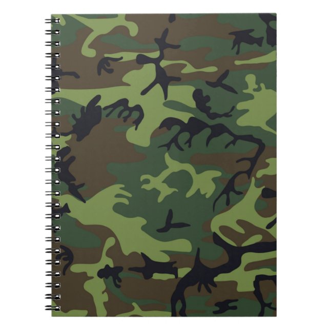 CAMOFLAUGE PATTERN NOTEBOOK (Front)